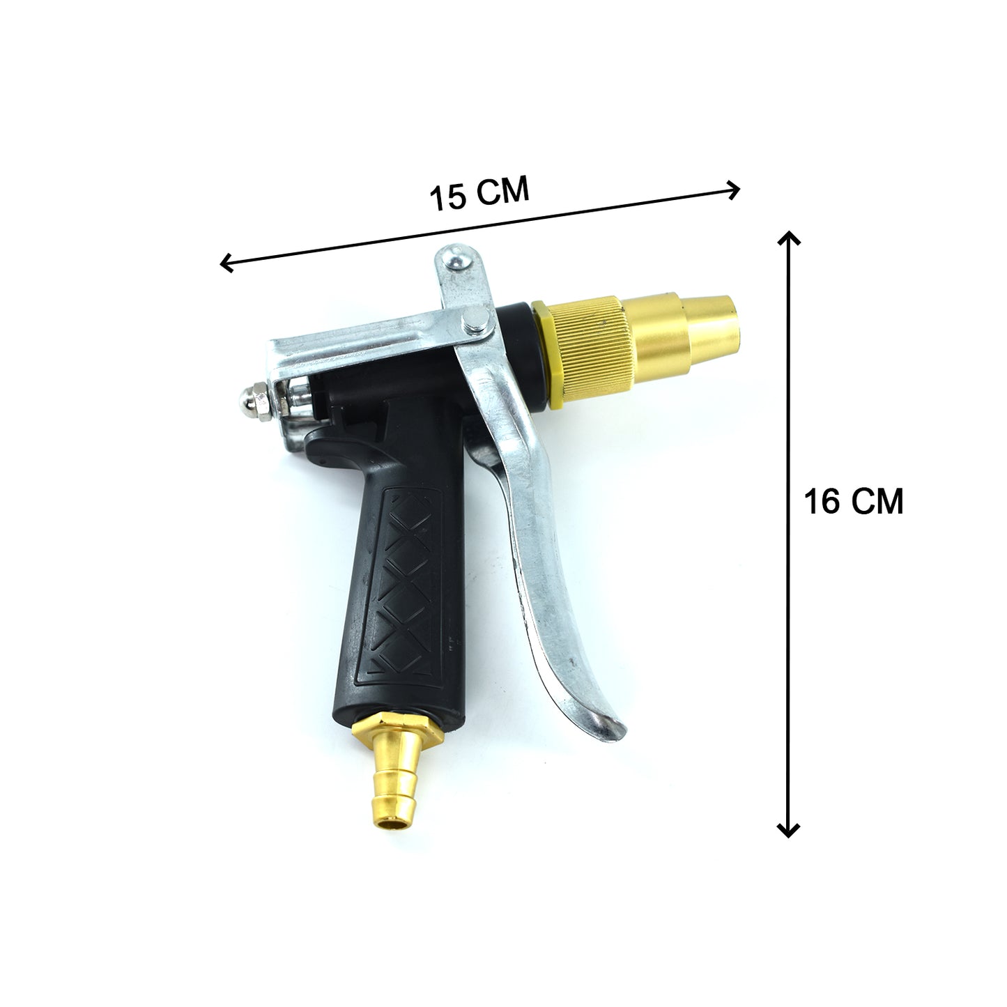 Durable Gold-Plated Metal Trigger Hose Nozzle