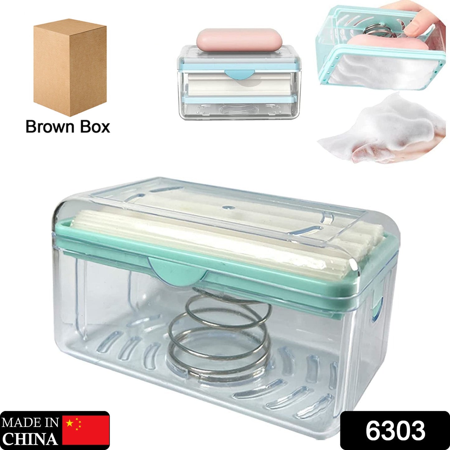 2-in-1 Soap Roller & Dispenser Box