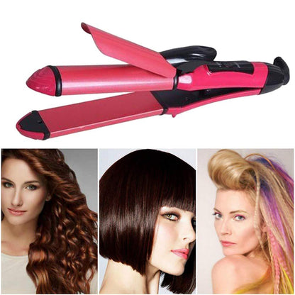 Multi-Use Hair Straightener and Curler Iron