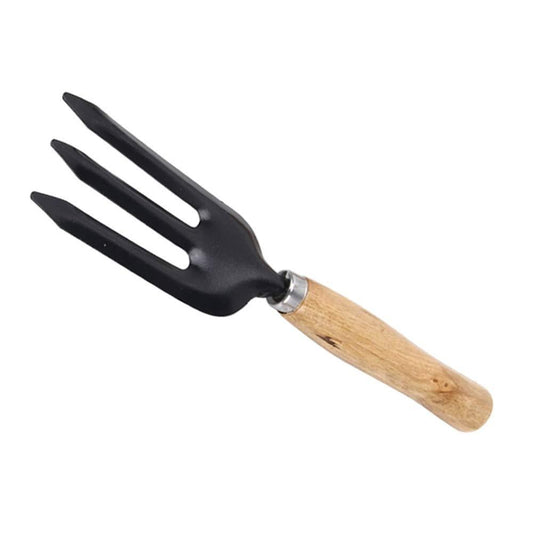 Black Steel Weeding Fork