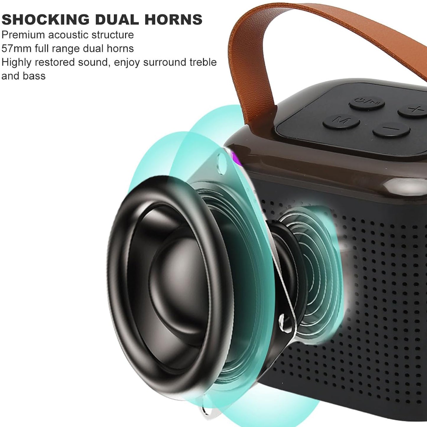 Travel-Friendly Wireless Speaker & Mic Set