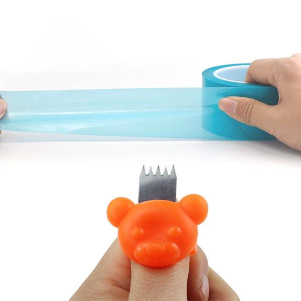 Portable Finger Tape Cutter for Easy Packing