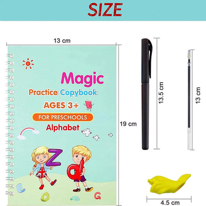 Magic Copybook for Kids & Adults (4 Pcs)