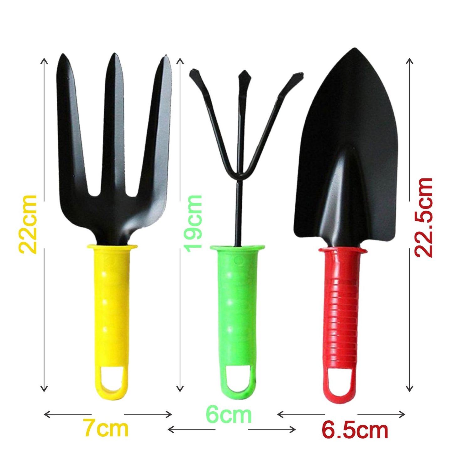 Vibrant Gardening Tools Trio