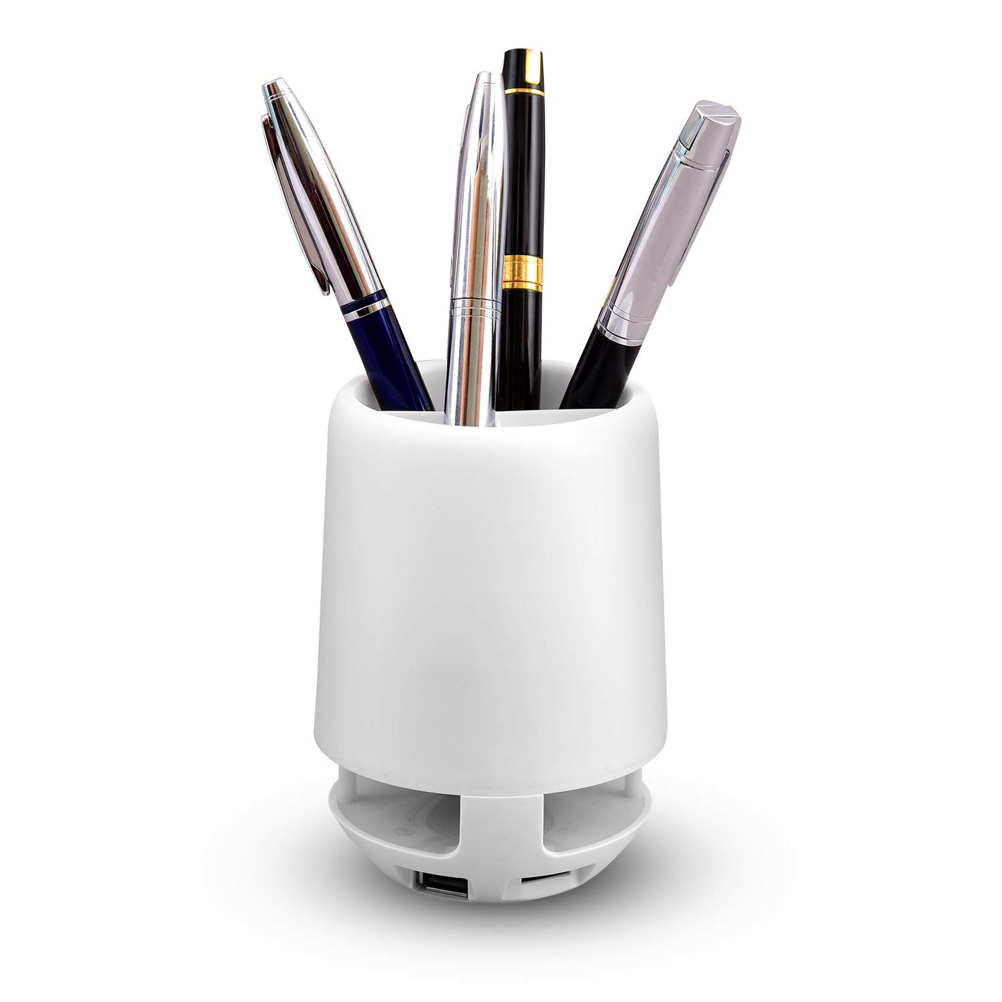 Smart Pen Stand with Bluetooth Speaker & Night Lamp