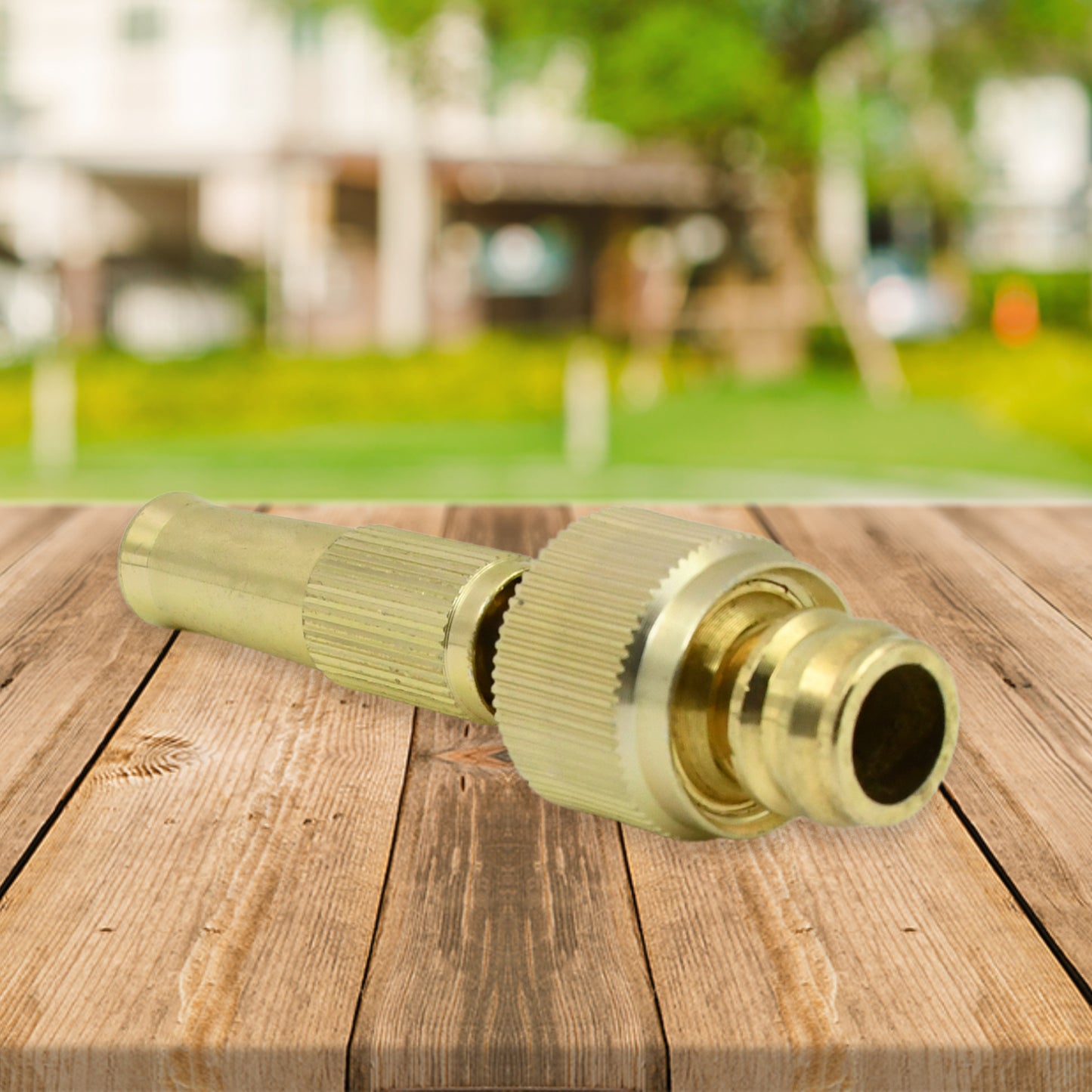 Water Pipe Booster Nozzle – Adjustable Brass Spray for High Pressure