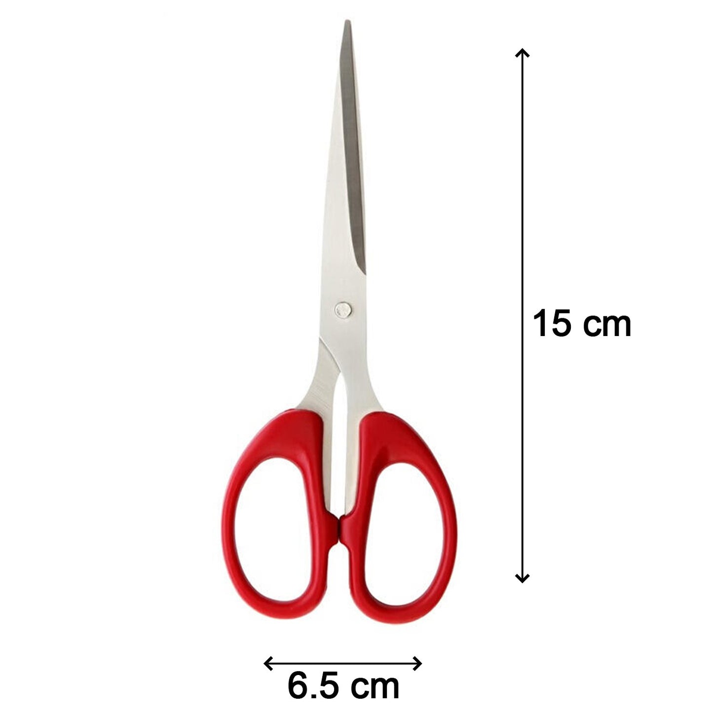 160mm Stainless Steel Scissors with Grip