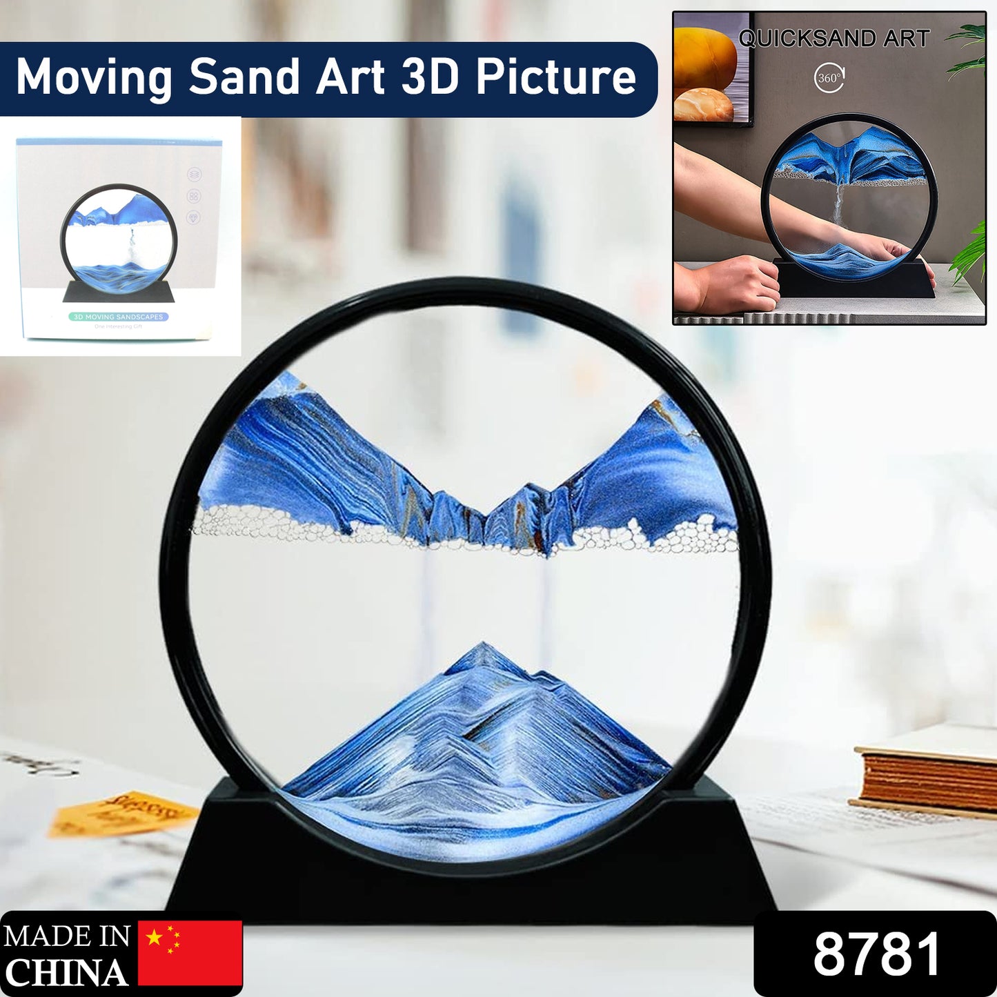 Deep Sea Sandscape Art - Flowing Sand Display