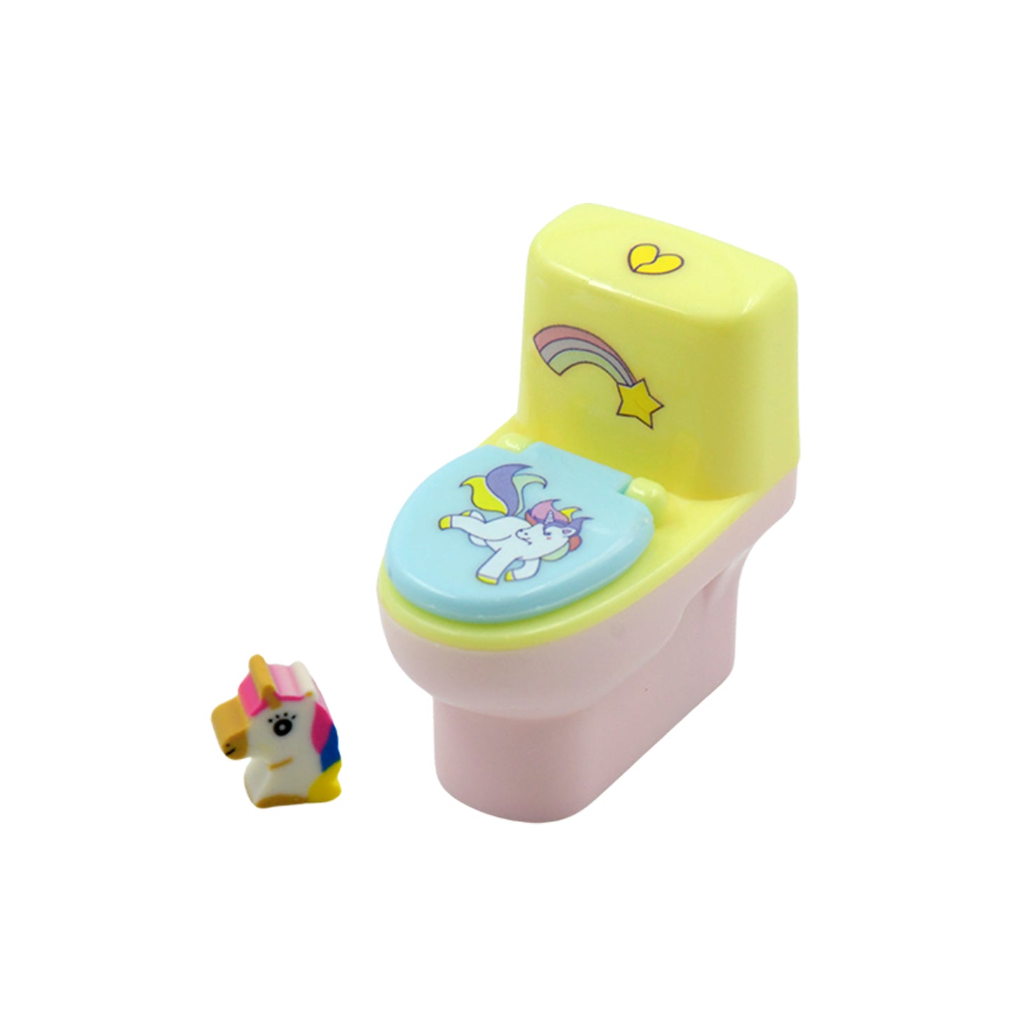 Toilet-Shaped Pencil Sharpener Set (2 Pcs)