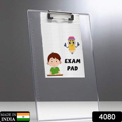 Premium Student Exam Pad - Transparent