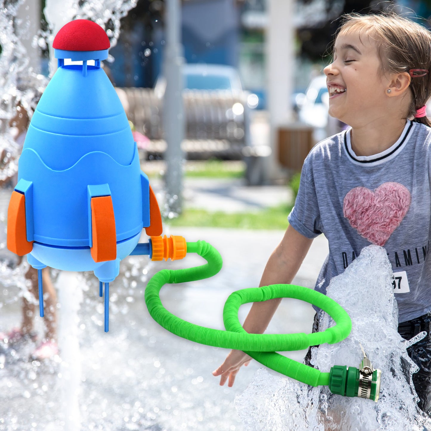 Water Rocket Launcher Toy (Set of 1)