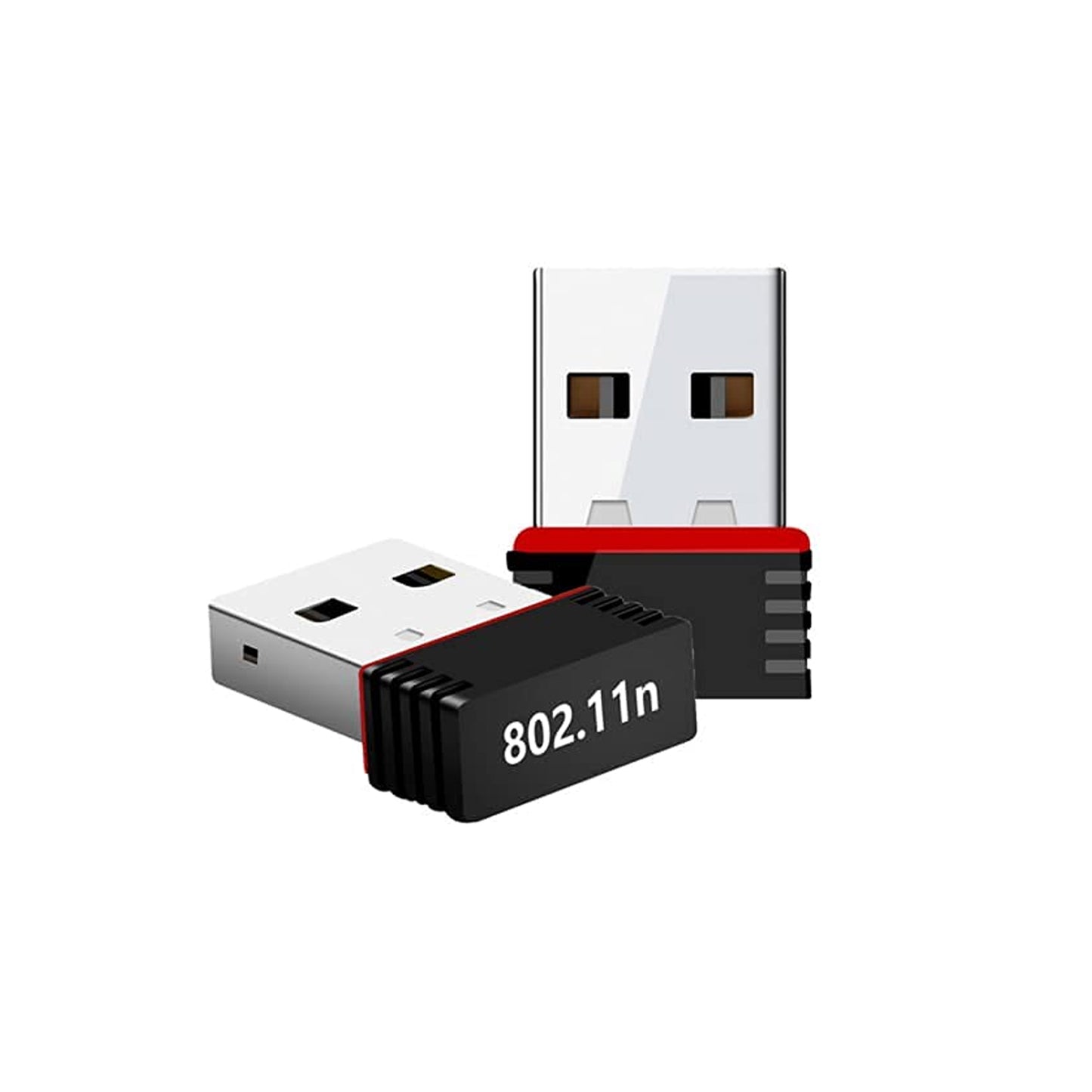 Compact Wi-Fi Adapter with Driver CD