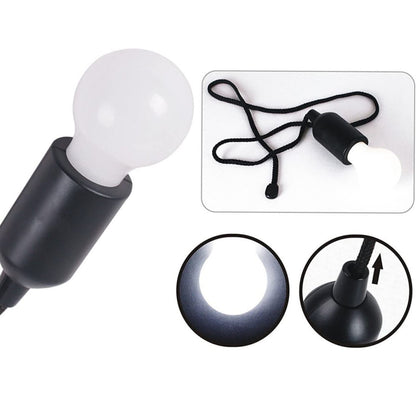 Black LED Pendant with Pull Cord Switch