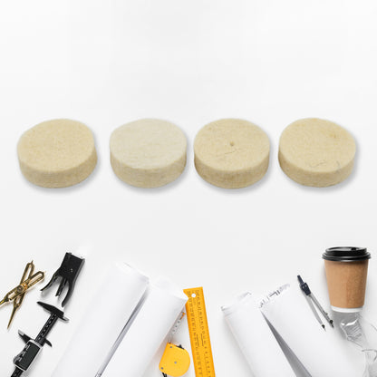 Rotary Tool Felt Polishing Pads (5-Pack)