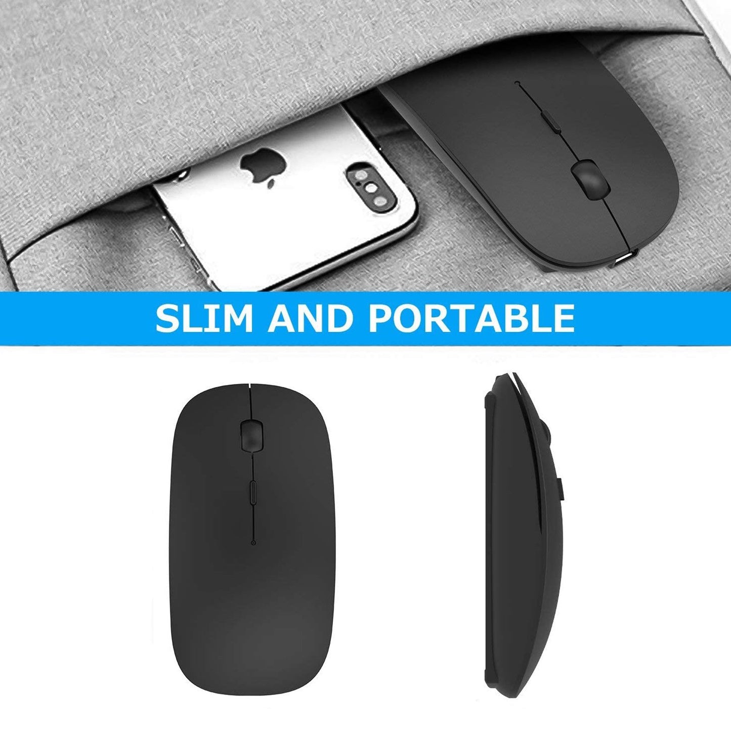 Wireless Mouse for Mac & Windows