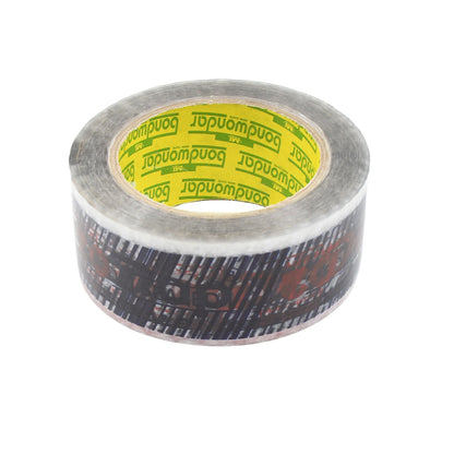 Deodap Printed Transparent Packing Tape (2" x 120m)